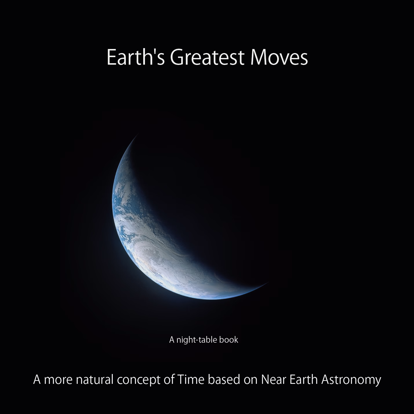 Earth's Greatest Moves book on night table
