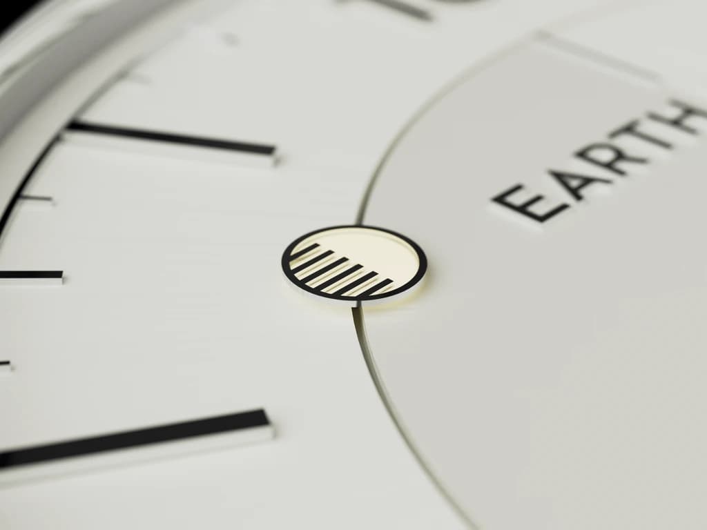 Mechanical Earth Moves Watch Detail 2